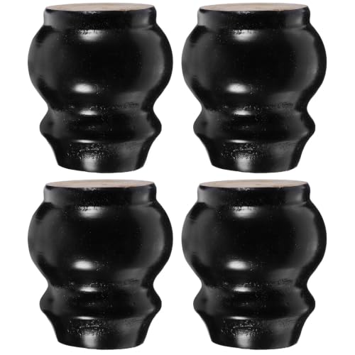 Patas de madera para sofá PRETYZOOM de 4 piezas que elevan el estilo de salones modernos 2