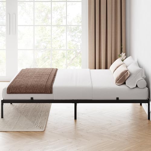 Image of GarveeLife 8 in Queen Heavy Duty Metal Bed Frame with Under-Bed Storage, Noise-Free Mattress Foundation, No Box Spring Needed, Easy Assembly, Strong Weight Capacity