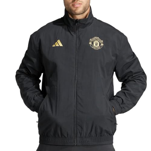 Image of adidas Manchester United Men's Black Jacket, Black, S