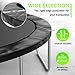 SKOK Trampoline Pad 12FT Trampoline Replacement Safety Pad Mat, No Holes for Pole, Waterproof Trampoline Accessories Spring Cover