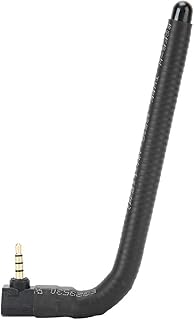 3.5mm Elbow External Antenna for Mini Speaker Radio Flexible Mast FM AM Antenna for Mobile Phone Signal Enhancement