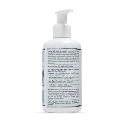 Image of Trigaine Hair Bond Corrector - Professional Bond Repair Treatment | Rebuilds Broken Disulfide Bonds | For Coloured, Bleached, Heat-Damaged & Chemically Treated Hair | Salon-Grade At Home | 150 ml