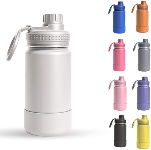 Garrafa Térmica Infantil - 350ml, Aço Inox 304 Parede Dupla de Is...