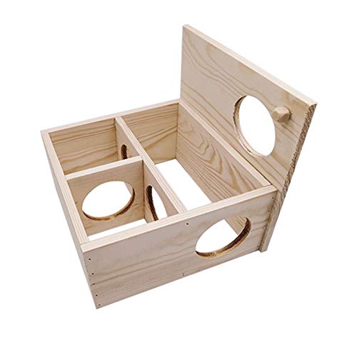 Hámster casa de varias cámaras de madera Cover