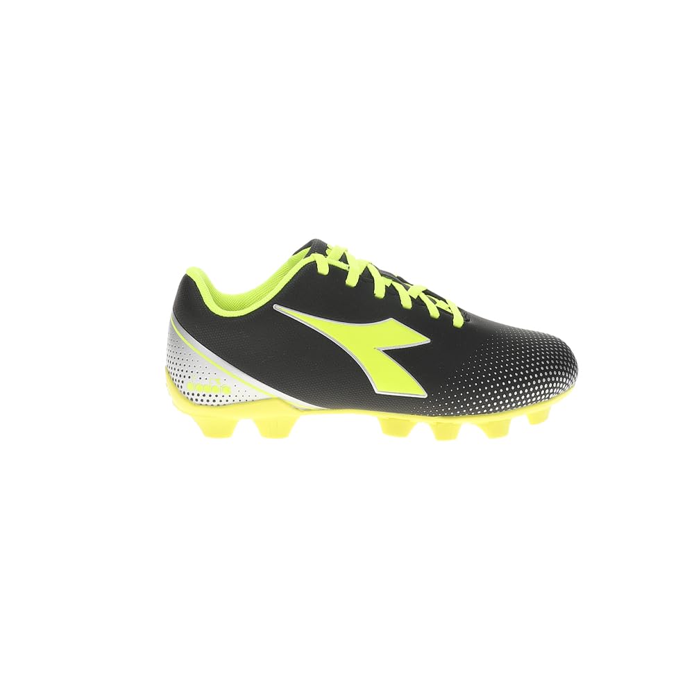 Diadora Kids Boys Pichichi 7 Multi Ground Soccer Cleats - Black, Yellow - Size 1 M