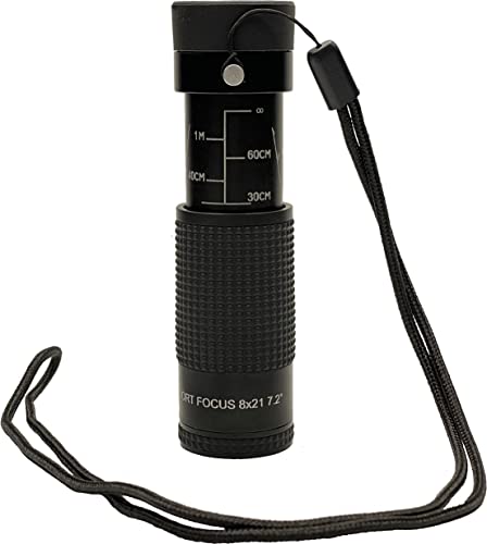 (Pro) 8 x 21 mm extra kurzer Fokus (Nahfokus) Lese-Monokular für kurze und lange Entfernung für Sehbehinderung, Monokular für Vogelbeobachtung, Jagd, Angeln, Sportveranstaltungen Cover