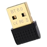 BTFO Bluetooth 6.0 USB Adapter, Wireless Bluetooth Dongle Plug and Play for Windows 11/10/8.1 Supports Multi Device Connection with Keyboard Mouse Controller PC Laptop & Desktop