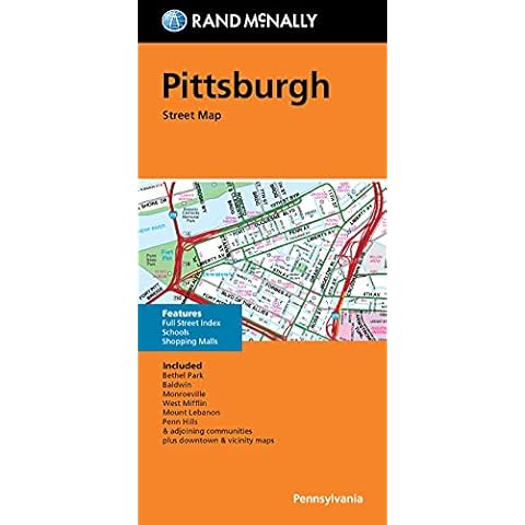 Rand McNally Folded Map: Pittsburgh Street Map Cover