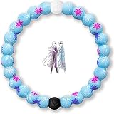 Lokai The Disney Collection Frozen 2 Anna and Elsa Silicone Bead Bracelet for Men and Women, Medium, 6.5 Inch