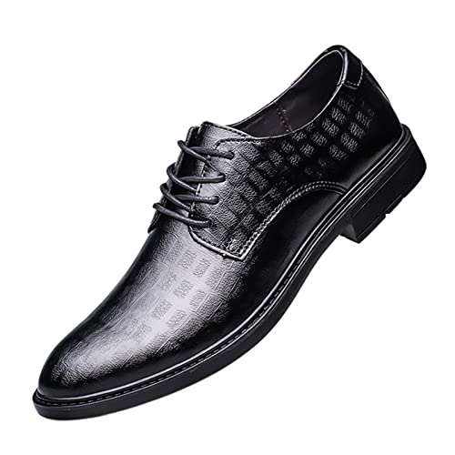 Zapatos para hombres negros elegantes en talla 9.5 perfectos para trajes formales
