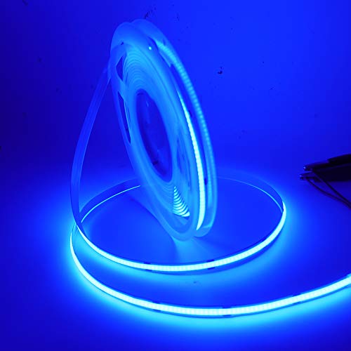 Striscia LED COB flessibile, può essere facilmente piegata in qualsiasi forma.