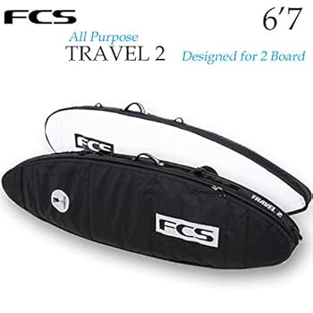 FCS TRAVEL 2 サーフボードケース２本用　長さ6’7 FCS サーフボードケース ハードケース TRAVEL2 ファンボード 6'3