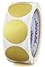 ChromaLabel 1-1/2 Inch Round Permanent Color-Code Dot Stickers, 500 per Roll, Metallic Gold
