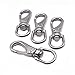 AOWISH 4-Pack Stainless Steel Swivel Eye Snap Hook M5(1#) Scuba Diving Clips (3-1/2 x 1-1/4 Inch) Marine Boat Hardware Spring Buckle for Bird Feeders, Pet Chains, Dog Tie-Out Cable, Keychains and More