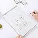 VEESUN Bloc de Dibujo A5, 4Pcs Cuadernos de Dibujo Bonitos con Tapa...