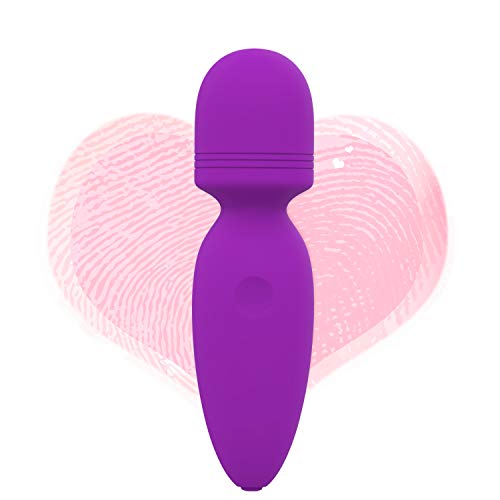 Mini Wand Massager,Small Cordless Hand-held Massager,Quiet Waterproofr Massager, Rechargeable Personal Massager for Neck Shoulder Back Body [4.35 * 1.18 inches]