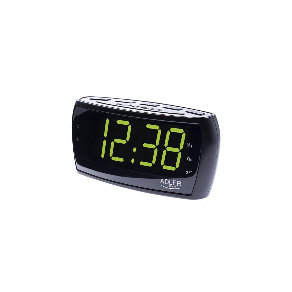 Radiowecker Uhrenradio Uhr Wecker AM/FM Radio Helligkeitsregler mit extra großem Display