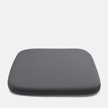 High-resilience Chair Cushion Cushion Table Thick with Ties and Non-slip Washable Long Cushion All-Season Seat Cushion for Dining Chair Office Chair Cushion 40x40cm Gray