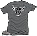 Jordan 11 Cool Grey Match Tees - Bull 11 Grey | Large