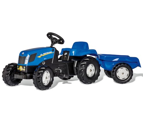 Rolly Toys rollyKid NH T7040 Trettraktor mit Anhänger (für Kinder von 2,5...