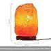 YRLED Nature Crystal Himalayan Salt Block Lamp Night Light with Dimmer Switch and Wood Base (UL-Approved Power Cord, 7W Bulb)