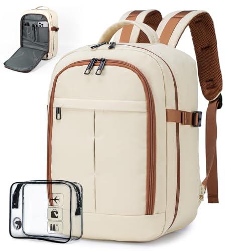 COSCOOA Small Travel Backpack 20L,United Airlines Personal Item Bag 17x10x9 inch,Flight Approved Underseat Ryanair 40x20x25 CM Carry on Luggage Bag,Mochila de Viaje,Cabin Size Backpack