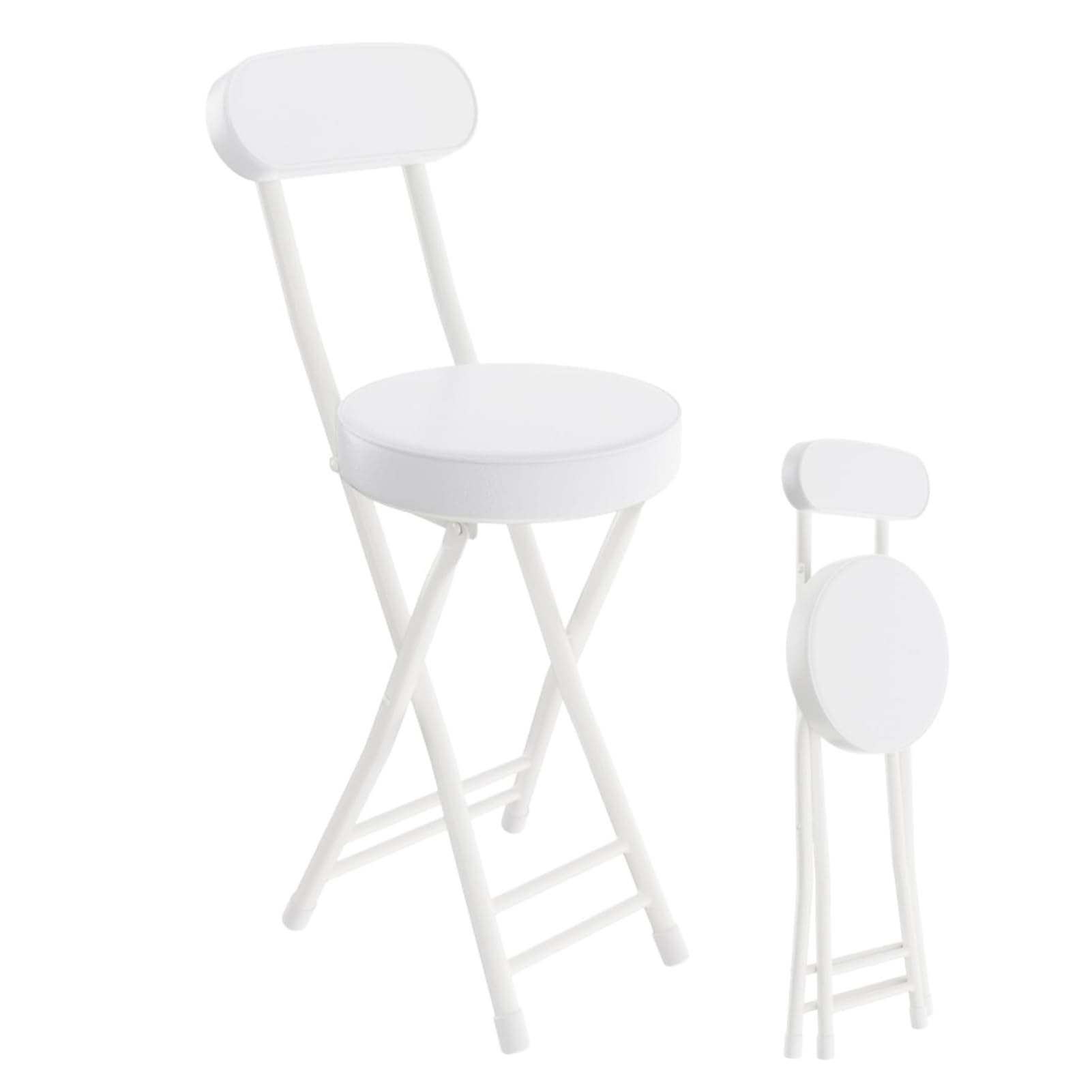 Tabouret de bar pliant confortable, fini le manque de place dans la cuisine