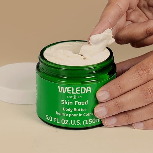 Weleda Skin Food Body Butter 5 Fluid Ounce, Sustainable Glass Jar, Plant Rich Hydrating Moisturizer with Shea and Cocoa Butter, Sweet Almond Oil and Pansy - Image 3