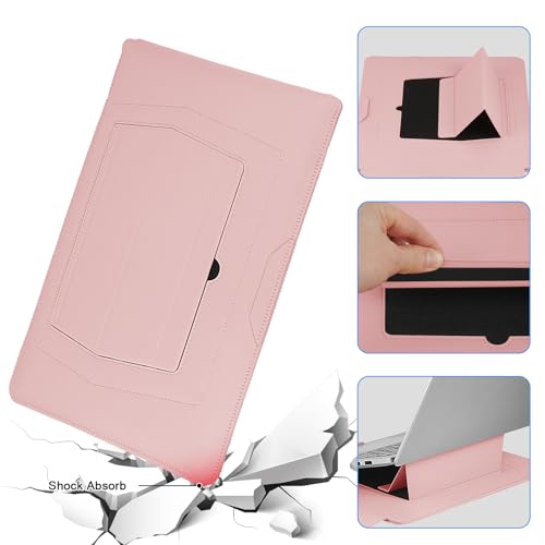 HoYiXi 13,3'' Housse en Cuir pour Ordinateur Portable Compatible avec MacBook Air 13 M1 M2/MacBook Pro 14,ASUS Vivobook 14,Sleeve Case for 13''-14'' Dell HP ASUS Acer Matebook Laptop, – vue 7