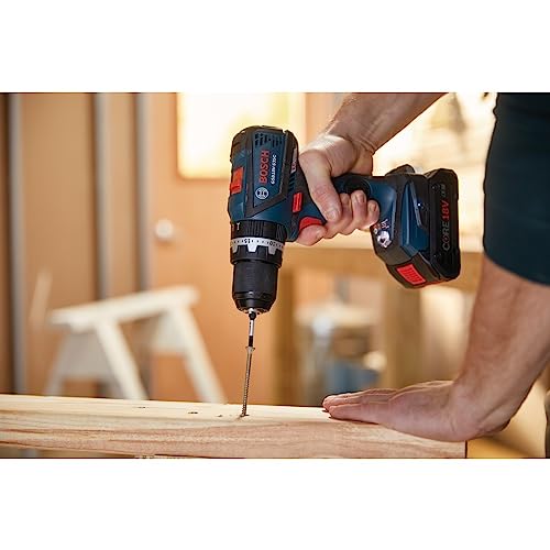 Bosch Gsb18V-535Cb15 18V Ec Brushless Connected-Ready Compact Tough 1/2 In. Hammer Drill/Driver With (1) Core18V 4.0 Ah Compact Battery #TOP6