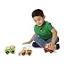 Melissa & Doug Stacking Construction Vehicles Wooden Toy Set