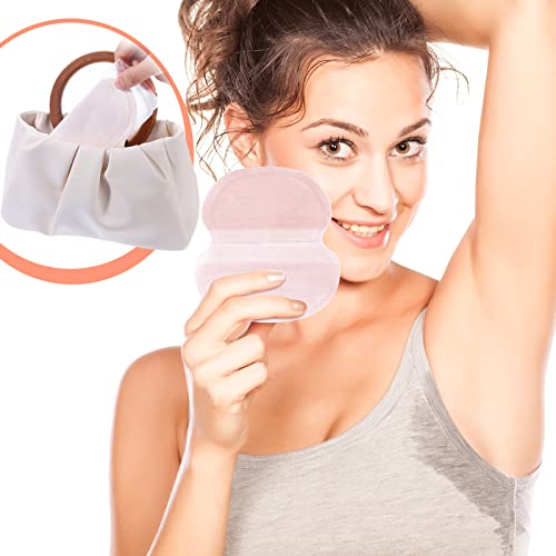 Image of Zhanmai 120 Pcs Underarm Sweat Pads for Women Men Armpit Disposable Non Visible Unflavored Sweat Pads Comfortable Adhesive Dress Shields Armpit Protection Guards