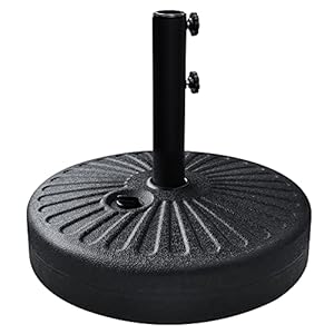 EliteShade Umbrella Base Water Filled Stand Market Patio Outdoor Heavy Duty Umbrella Holder(Black)