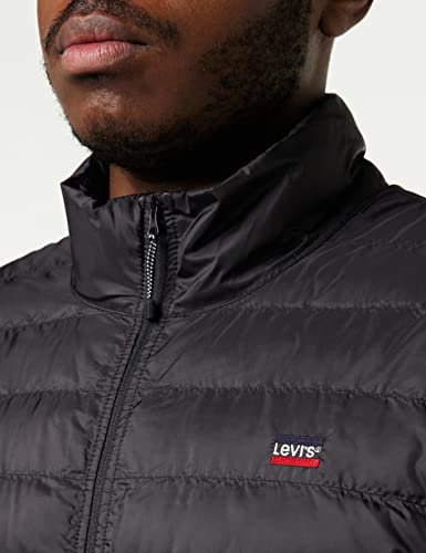 Levi's Pánská Short Down Packable Jacket, Mineral Black