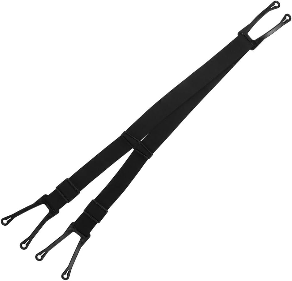 Kisangel Hockey Suspenders Elastic Belt Adjustable Pants Traction Strap for Youth Ice Hockey Protective Gear Training