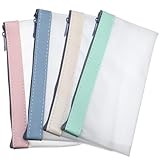 Discrétion assurée : notre trousse semi-transparente permet d'être reconnu tout en préservant une intimité discrète, idéale pour ranger vos effets personnels, fournitures de bureau ou argent