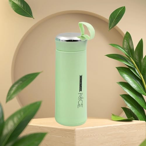 Image of Nice Vacuum Flask Water Bottle with Carry Strap
