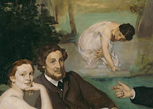 Toile Déjeuner sur l'herbe de Manet : la solution idéale pour habiller un grand mur de salon