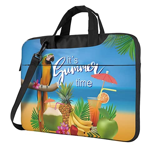 Sac bandoulière ordinateur tropical pour vos trajets quotidiens et bureau