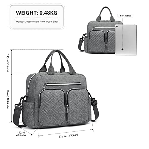 Kono Baby Changing Bag, Multifunction Nappy Bags, Hospital Maternity Tote Handbag, Diaper Messenger with Stroller Straps and Insulated Pockets, for Mum and Dad - Image 6