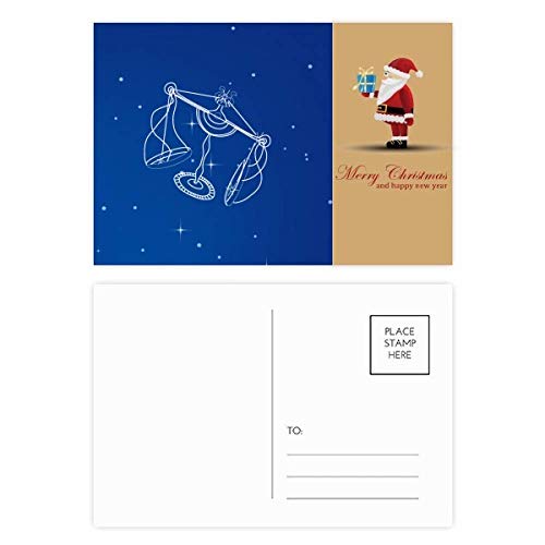 Cartes postales constellation Père Noël pour illuminer vos vœux de fin d'année