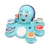 Jouets de simulation de pieuvre mignons - exercez la capacité manuelle, l'intelligence et la coordination œil-main de votre enfant, musical pour bébé pieuvre