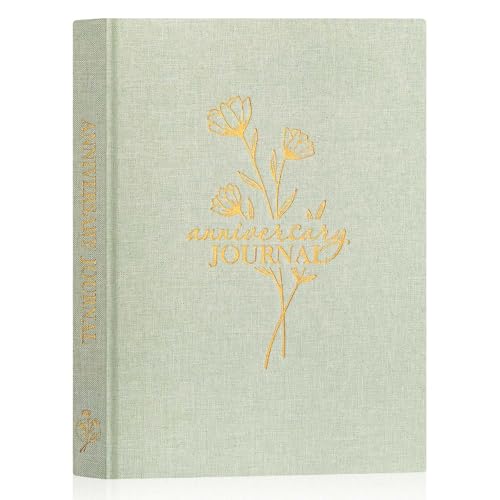 Lanpn Wedding Anniversary Journal Notebook - Linen First Year to
