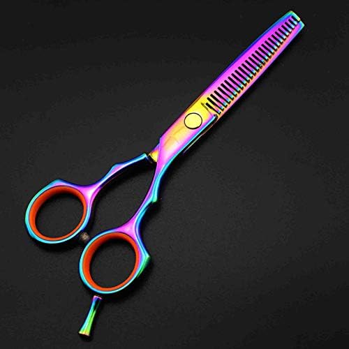 Hair Cutting Scissors, 440c Steel 5.5 inch Color Hair Scissors Haircut Scissor Hairdressing Cutting Shears Cut thinning Barber Scissors