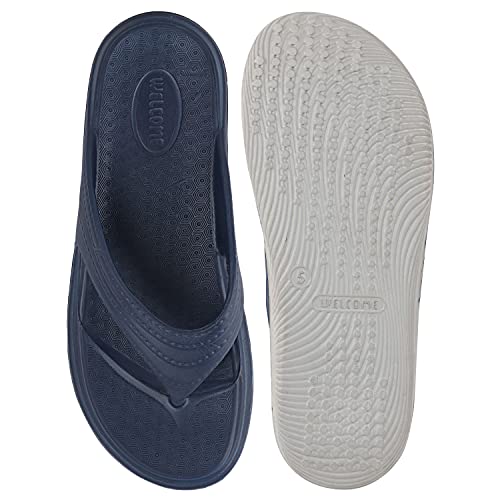 Image of WELCOME Women's Extra Soft Slippers with Cushion FootBed for Adult | Comfortable & Light Weight| Stylish & Anti-Skid| Waterproof & Everyday Flip Flops for Ladies /Girls