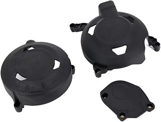 Funda Protectora Cubierta Motor para Street Triple 765 S/R/RS Daytona 675/R Accesorios De Motocicleta Negro ABS Plástico Motocicletas Cubierta Protectora De Motor