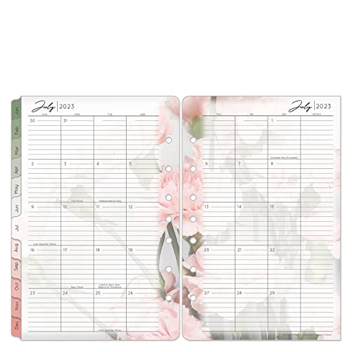 Franklincovey - Blooms Two Page Per Day Ring-Bound Planner (Classic, Jul 2023 - Jun 2024) #TOP5
