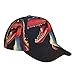Big-mouthed Dinosaur Baseball Cap Adjustable Size for Running Workouts and Outdoor Activities All Seasons