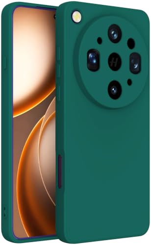 Kapa Matte Protective Lens Flexible Back Cover for Oppo Find X9 Ultra | Slim Silicone with Soft Lining Shockproof Full Body Bumper Case (Green)