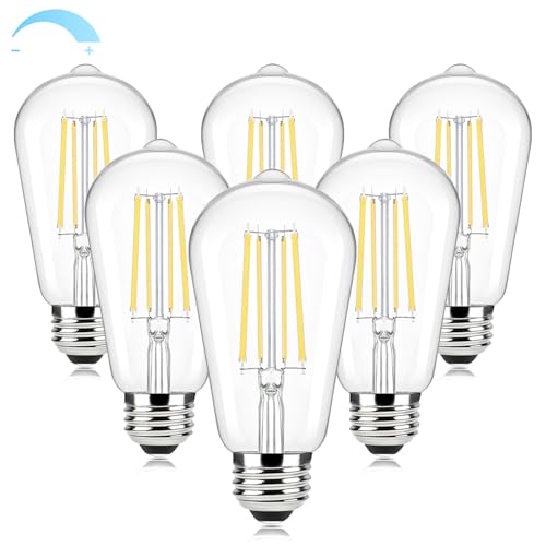 Brightever Dimmable LED Light Bulbs 60W Equivalent, 4000K Cool White